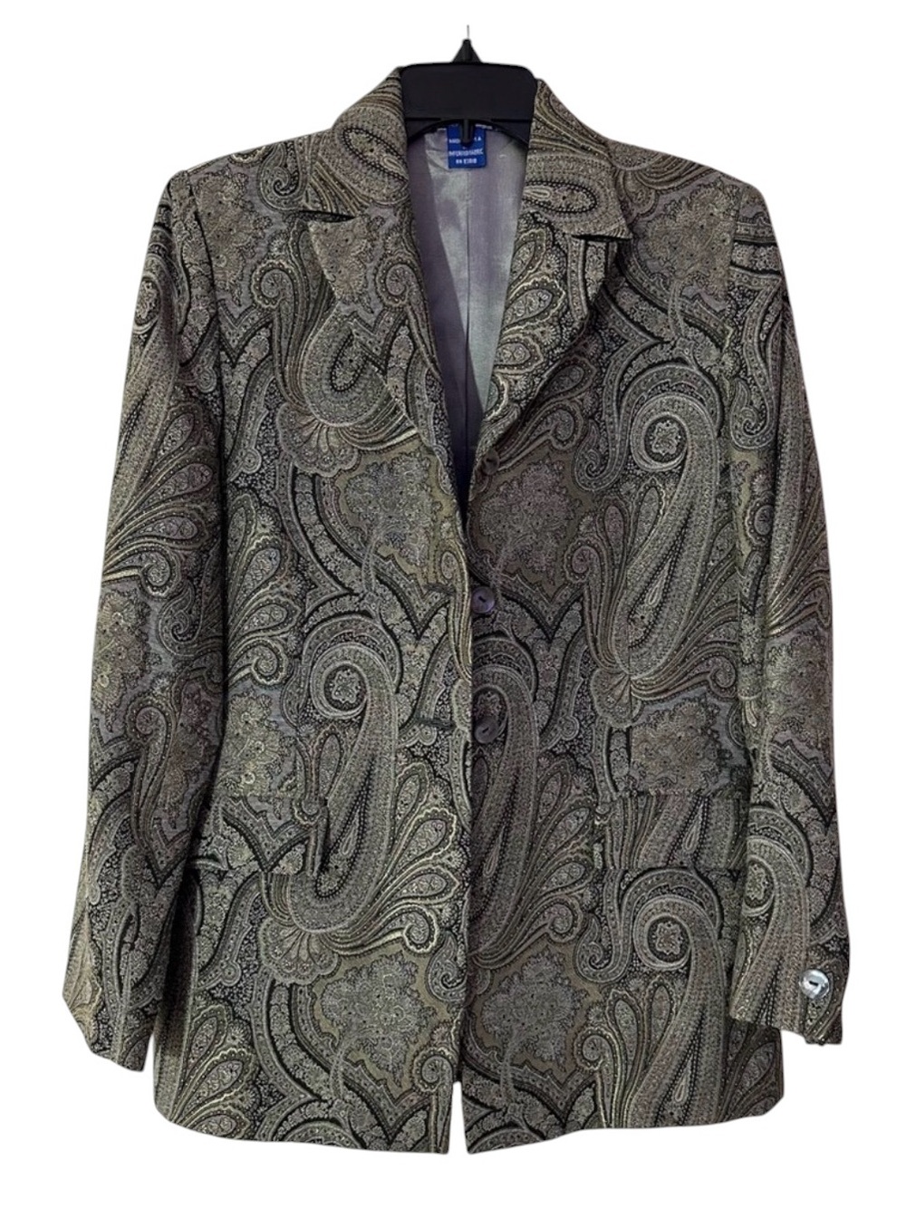 Austin Reed Paisley Wool-blend Blazer Jacket